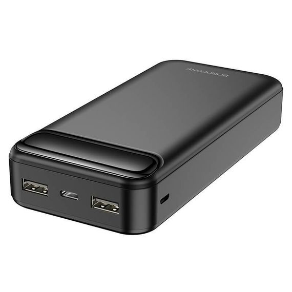 УМБ портативное зарядное Power Bank BOROFONE BJ14A 20000 mAh, 2USB, Type-C, 2A, черное | Зображення 1