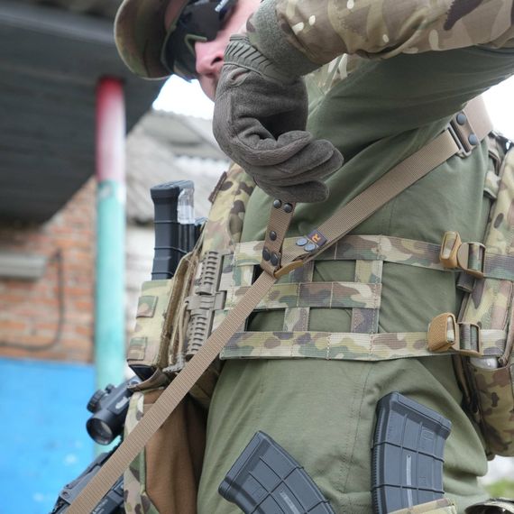 Збройовий ремінь RAGNAROK "TYR" Gen.II (1/2-точковий) з додатковим кріпленням Койот | Зображення 3