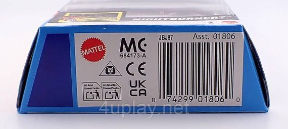 Hot Wheels Nightburnerz Подарочный набор из 5-ти машинок Хот Вилс Уличные гонщики | Зображення 6