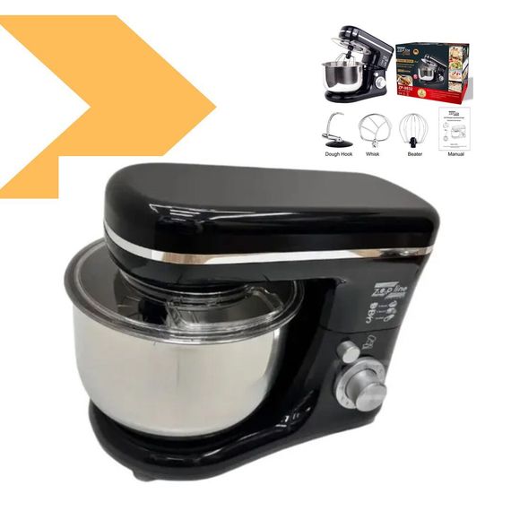 Тістоміс 3в1 Zepline ZP-9832 3500 Вт з чашею 5л з нержавіючої сталі чорний (47627-ZP-9832_2448) | Зображення 1