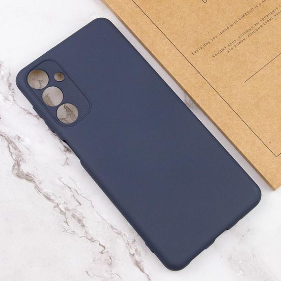 Чехол TPU GETMAN Liquid Silk Full Camera для Samsung Galaxy A16 4G/5G Синий / Midnight Blue | Зображення 3