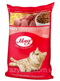 Сухой корм для котов Мяу со вкусом кролика 11 кг B1240702