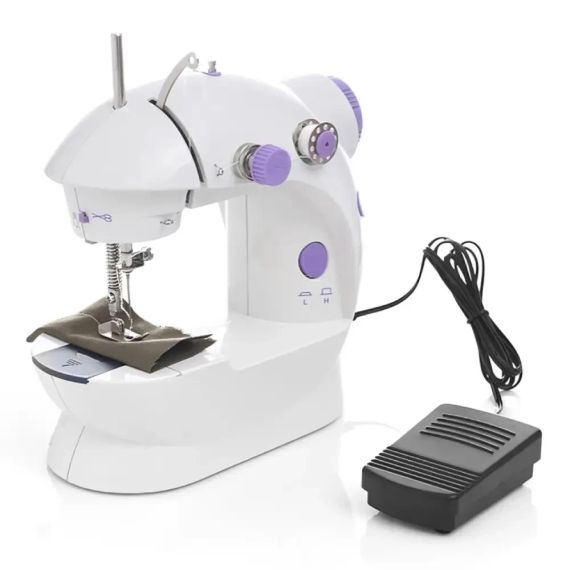 Портативна швейна машинка Mini Sewing SM202A, Білий / Міні швейна машинка | Зображення 4