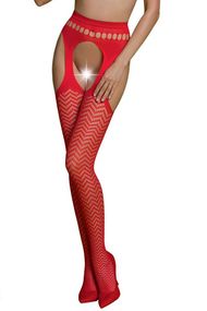 Колготки-бодистокинг Passion ECO S002 One size Красные
