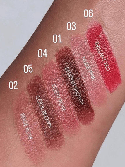 Помада-стик Stylo Farmasi 01 Красно-коричневый 1,8г | Зображення 5