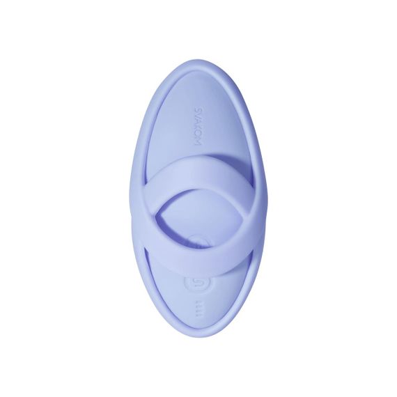 Смарт-вібратор для клітора Svakom Echo 2 Sky Blue, підігрів до 38 °C, знімна насадка на палець Sex Aura | Зображення 1