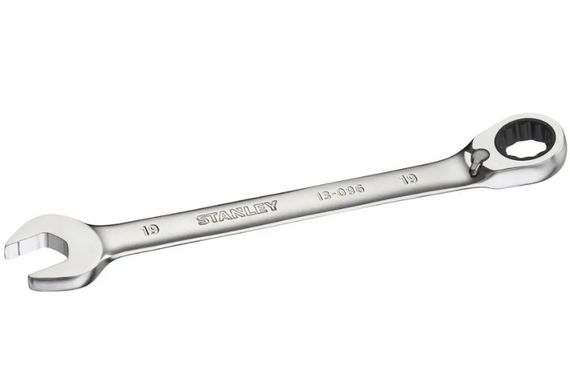 Ключ гайковий комбінований Stanley розмір 19 мм з храповим механізмом (FMMT13096-0)