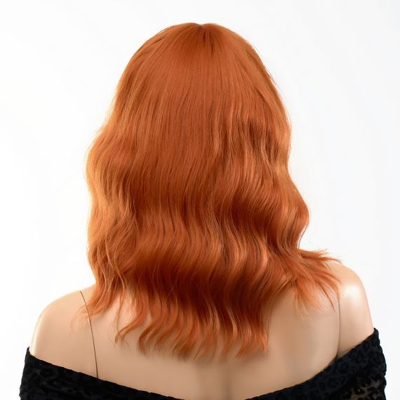 Перука каре з чубчиком хвилястий Fetish Hair, рудий, 30 см | Зображення 2
