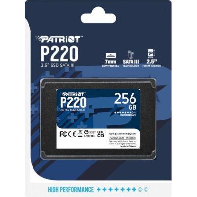 Накопитель SSD 2.5&quot; 256GB P220 Patriot (P220S256G25) | Зображення 3