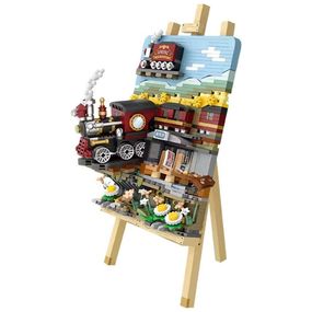 Конструктор LOZ mini Весняний поїзд (1296)