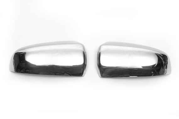 Накладки на дзеркала (2 шт., нерж) для BMW X5 E-70 2007-2013рр