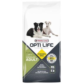 Сухий корм Opti Life Adult Medium Опти Лайф суперпреміум для собак середніх порід 12,5 кг