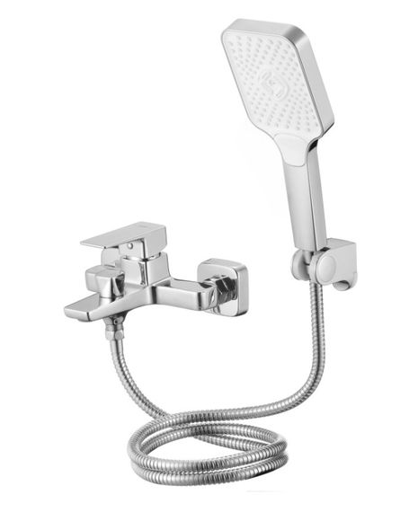 Змішувач для ванни Lidz Orion 006 Chrome з душовим гарнітуром LDORI006CRM48093 | Зображення 7