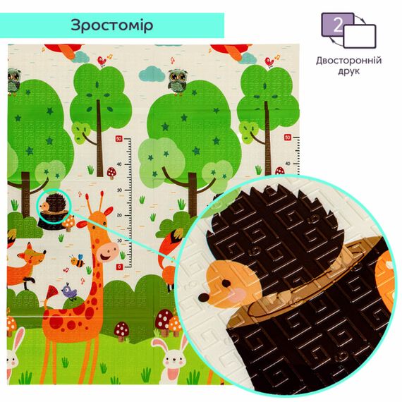 Дитячий складний термокилимок 147см х 177см х 8мм Океан-Зростомір (302) SW-00003032 | Зображення 4