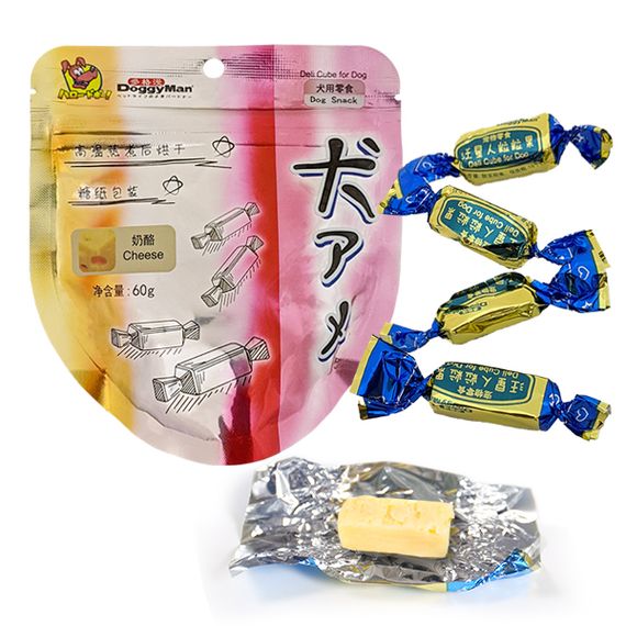 Лакомство для собак DoggyMan Deli Cube Cheese 60 гр