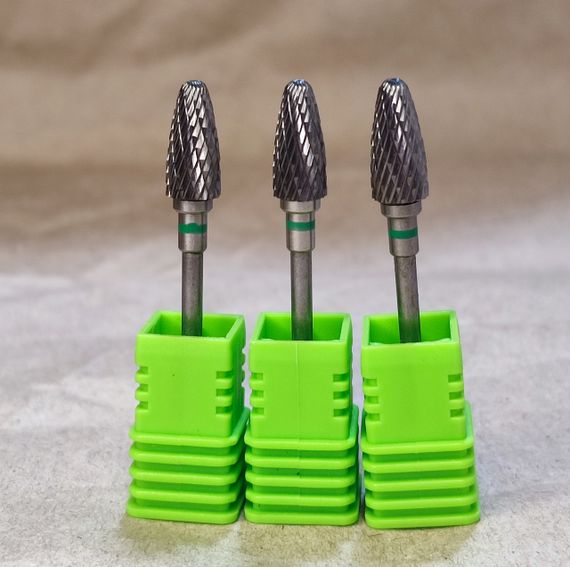 Фреза кукурузка твердосплав с зеленой насечкой | Зображення 1