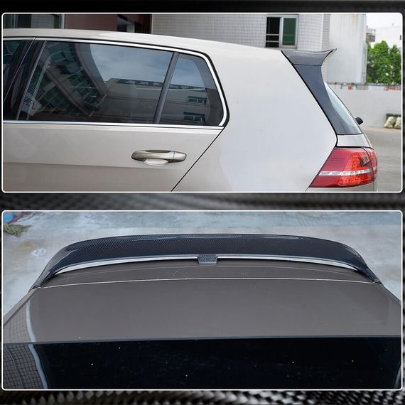 Спойлер V2 (для Base/R-Line HB, Карбон) для Volkswagen Golf 7/E-Golf 2012-2020 гг | Зображення 4