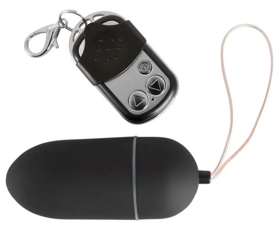 Віброяйце чорне на дистанційному управлінні sexstyle | Зображення 1