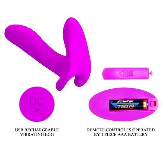 Вібратор - Pretty Love Remote Control Massager Purple Sex Aura | Зображення 6