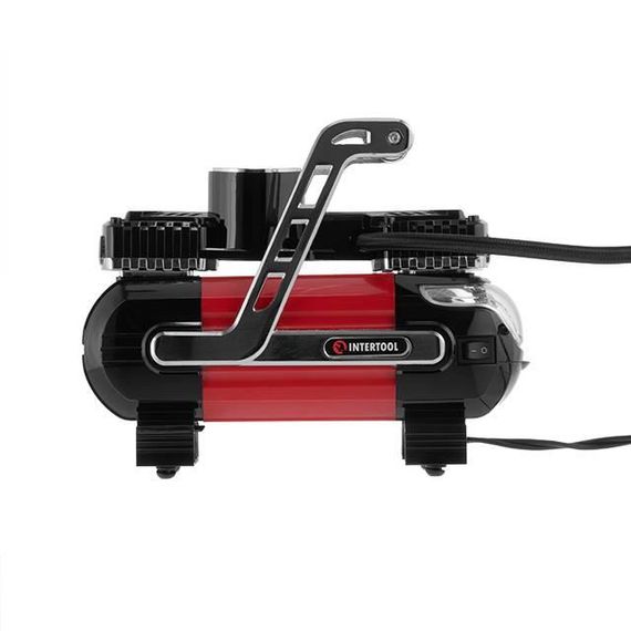 Компресор автомобільний 12 В. Два циліндри 30 мм INTERTOOL AC-00031 | Зображення 3