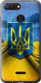 Чехол на Xiaomi Redmi 6 Флаг и герб Украины 1 "375u-1521-17620"