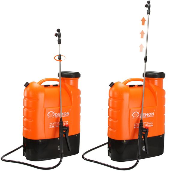 Электрический ранцевый опрыскиватель DEMON 16 л | Зображення 2