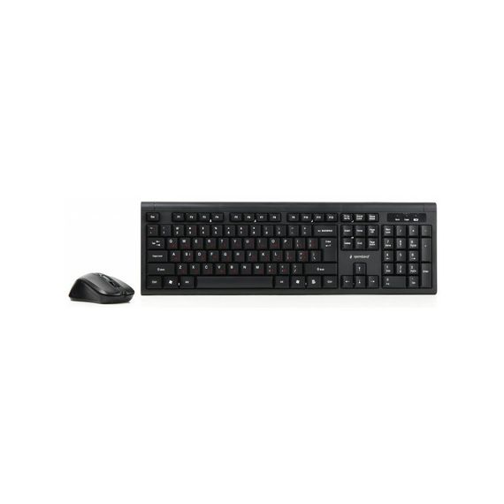 Комплект Gembird KBS-WM-03-UA Wireless Black (KBS-WM-03-UA) | Зображення 1