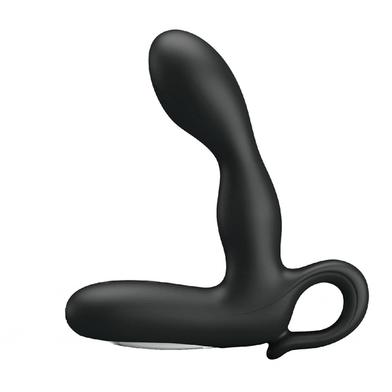 Массажер простаты - Pretty Love Barrack Prostate Stimulator Black Sex Aura | Зображення 3