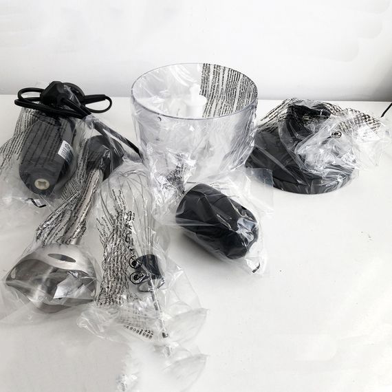 Ручной погружной блендер DOMOTEC MS-5103, Маленький блендер, Блендер AM-217 погружной нержавеющая | Зображення 9