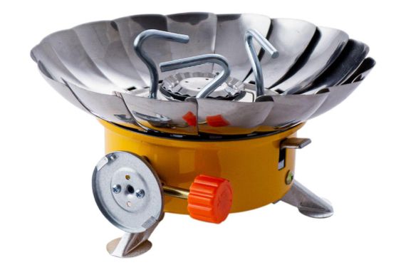 Портативная газовая плита Тюльпан с ветрозащитой 210*210*100мм СИЛА | Зображення 1