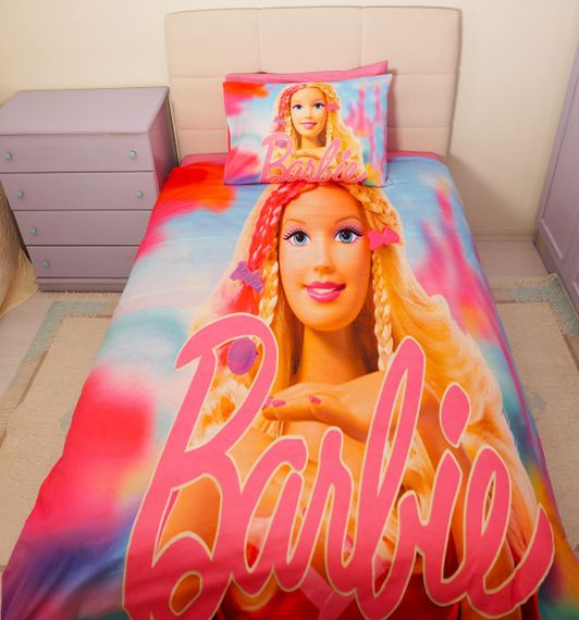 Дитяча постільна білизна Kayra Ranforse 160×220 Barbie Cute | Зображення 2