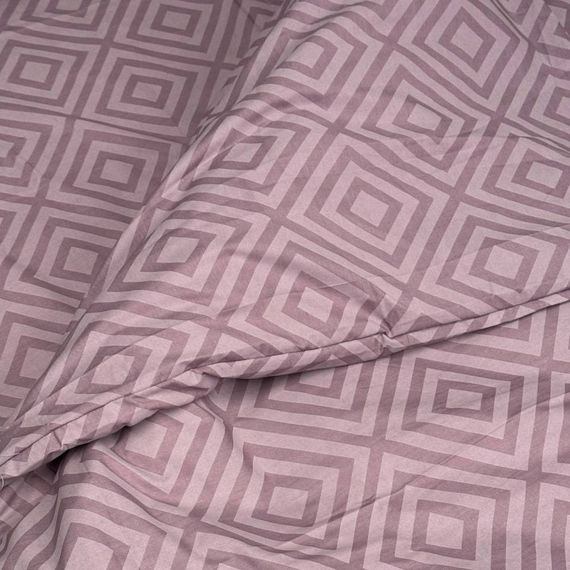 Простирадло на гумці SoundSleep Rhomb Brown бязь 160х200х20 см коричневе (2800004674669) | Зображення 1