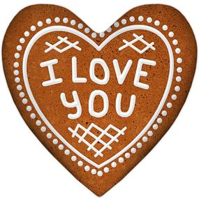 Подушка сердце I love you 37x37 см (4PS_15L024)