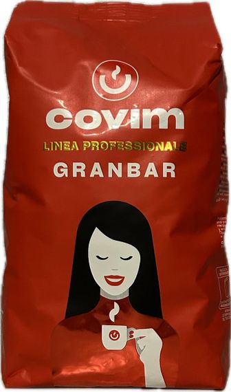 Кофе в зернах Covim Gran Bar 1кг Италия Ковим Гран бар зерновой крепкий