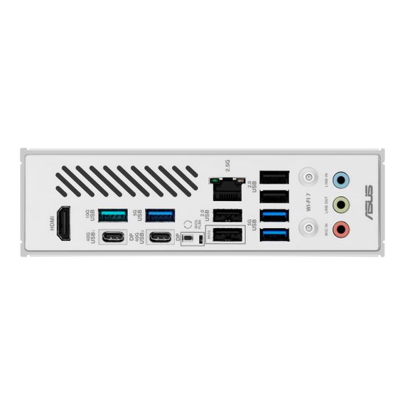 Материнcька плата ASUS X870 MAX GAMING WIFI7 W sAM5 X870 4xDDR5 M.2 HDMI USB Type-C WiFi BT ATX білий 90MB1LZ0-M0EAY0 | Зображення 8