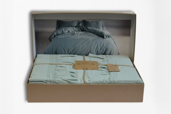 Постельное белье Limasso Stonewashed Francesca 200 х 220 см Mint | Зображення 8