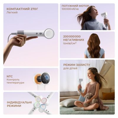 Фен Dreame Hair MINI Pink (AHG11AP) | Зображення 1