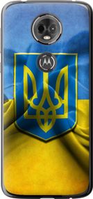 Чехол на Motorola Moto E5 Plus Флаг и герб Украины 1 "375u-1412-17620"
