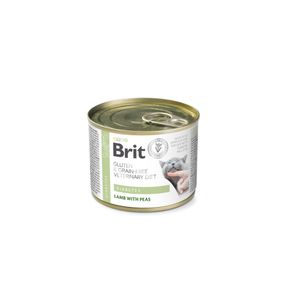 Вологий корм Brit Grain Free Veterinary Diets Diabetes для котів із цукровим діабетом з ягням та зеленим горошком 200 г