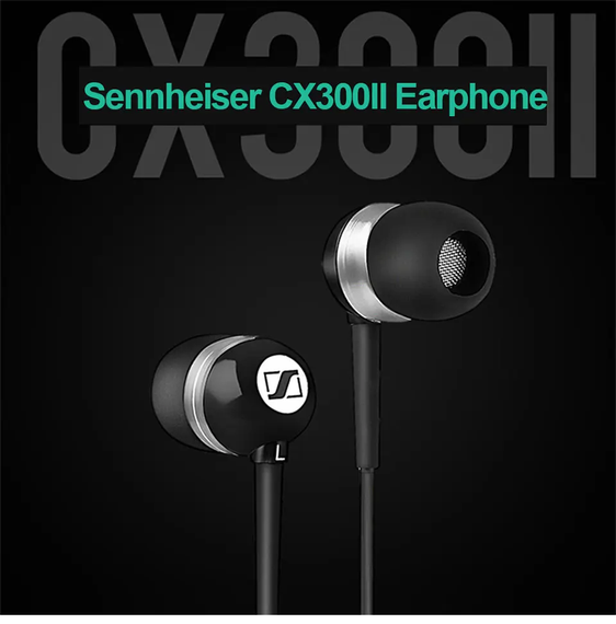 Навушники Sennheiser CX 300II з басами, 3,5 мм, музика, стереогарнітура HIFI для iPhone, Android | Зображення 1