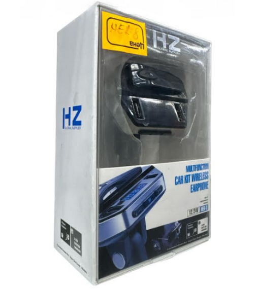 FM-модулятор HER8 Bluetooth | Автомобільний трансмітер з двома USB портами, підтримкою TF-карт та Hands-Free | Зображення 1