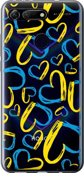 Чехол на Huawei Honor View 20 Сердца UA "5292u-1645-17620"