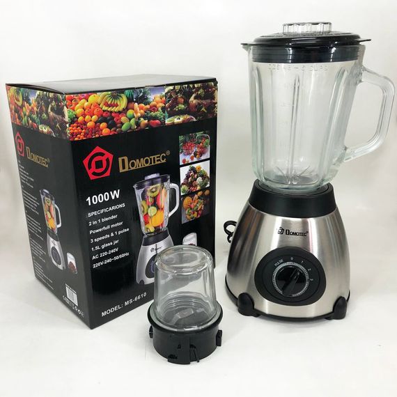 Блендер для дому Domotec, Ручной блендер шейкер, Високомощний блендер міксер смузі WA-62 | Зображення 7