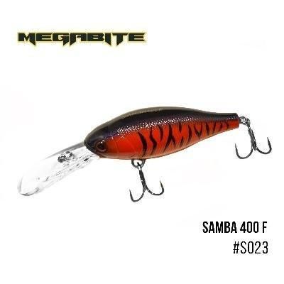 Воблер Megabite  Samba 400 F (70 мм,  17,5гр, 4 m) (S023)