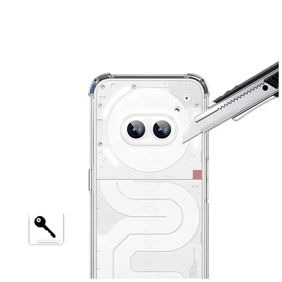 Чохол до мобільного телефона BeCover Anti-Shock Nothing Phone (2a) Clear (711793) | Зображення 3