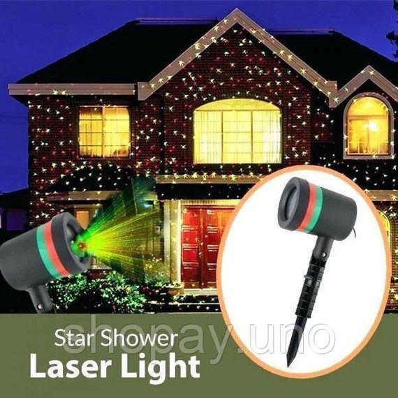 Лазерна установка-проектор Star shower laser light, новорічний проектор