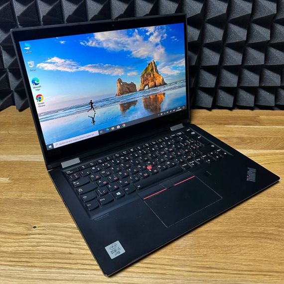Ультрабук-трансформер Б-клас Lenovo ThinkPad X13 Yoga Gen1 / 13.3" (1920x1080) IPS Touch / Intel Core i5-10310U (4 (8) ядра по 1.7 - 4.4 GHz) / 16 GB DDR4 / 256 GB SSD / Intel UHD Graphics / WebCam / Win 10 б/в | Зображення 3