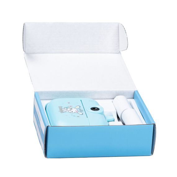 Детская фотокамера с мгновенной печатью снимков "Зайка" синий HPS1BL | Зображення 5