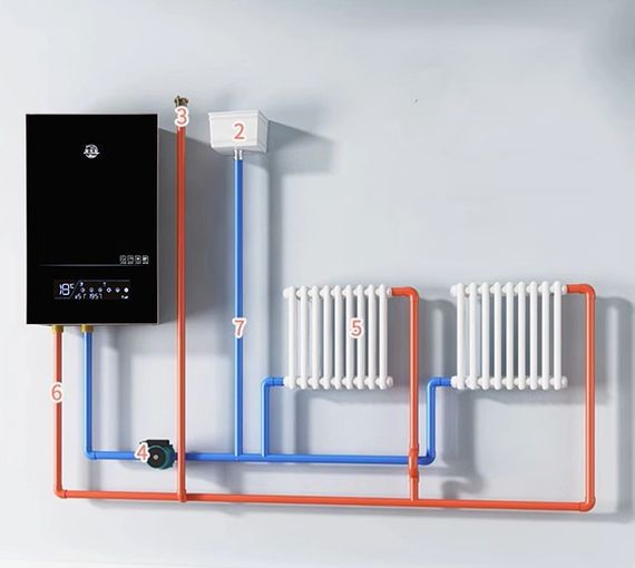 Високочастотний енергоефективний котел 8 квт 220/380 вольт з Wi-fi Tuya Smart (до 155 кв.м) | Зображення 4
