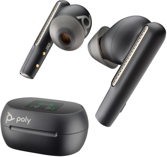 Навушники TWS Poly Voyager Free 60+ Earbuds + BT700A + TSCHC Black